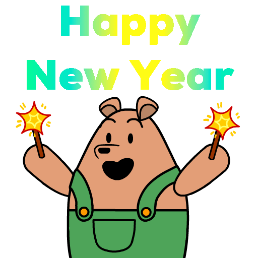 New Year Countdown Sticker