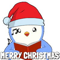 Merry Christmas Singing Sticker by Pudgy Penguins