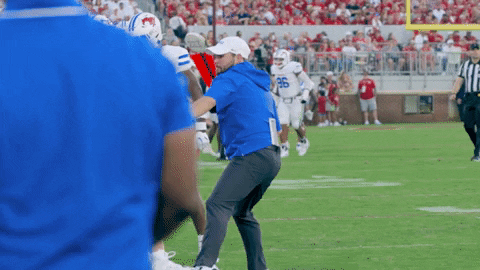 Lets Go Yes GIF by SMU Football