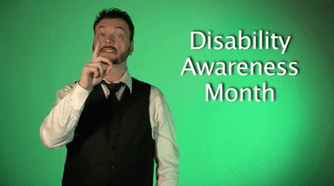 sign language disability awareness month GIF by Sign with Robert