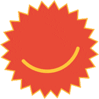 libeworkshop smile red face sun Sticker