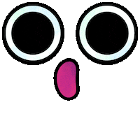seankeetonart wow cartoon omg face Sticker