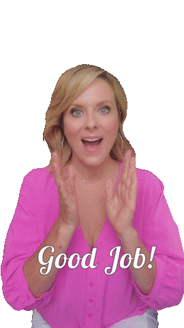 Well Done Help Sticker by Kerry Barrett Consulting