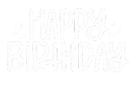 Happy Birthday Sticker