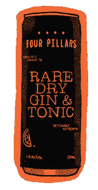 Gin And Tonic Gt Sticker by Four Pillars Gin