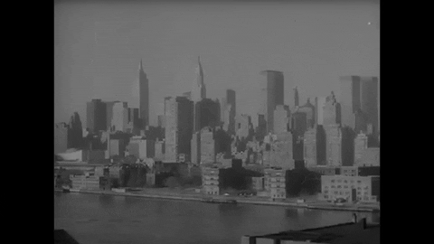Black And White Nyc GIF by LaGuardia-Wagner Archives