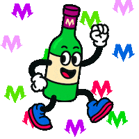 Wine Character Sticker by marcincak