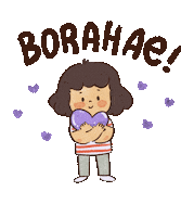 Heart Borahae Sticker