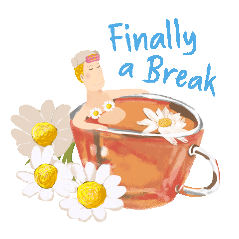Tired Tea Sticker