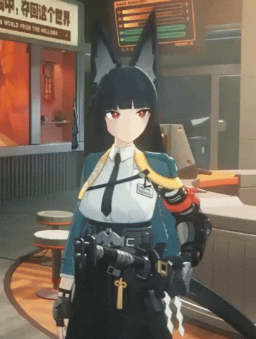Skaamit giphyupload thumb up zenless zone zero hoshimi miyabi GIF