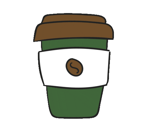 coffee hot Sticker by Daniel Harris