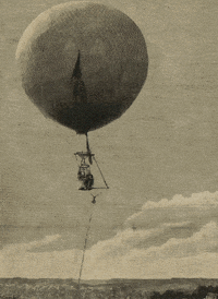 Leaving Now Hot Air Balloon GIF by GIF IT UP