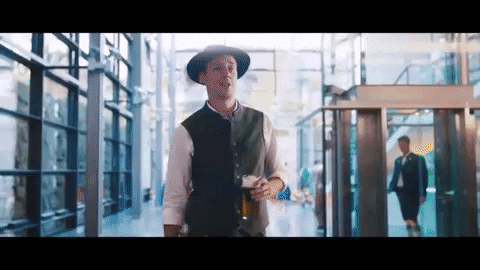 frankaemika giphygifmaker drink beer robot GIF