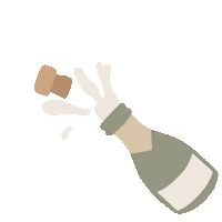 Drunk Champagne Sticker