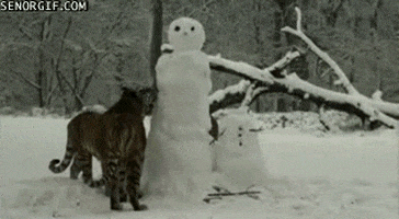 snowman die GIF