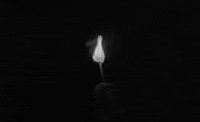 black and white burn GIF