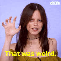 Awkward Jenna Ortega GIF by BuzzFeed