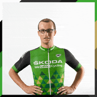 Happy Top GIF by Škoda We Love Cycling France