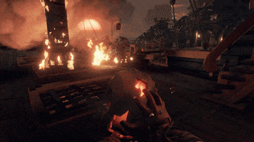 Fire Burn GIF by Sea of Thieves