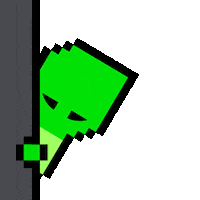 greenmangaming alien gamer hiding pwned Sticker