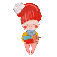 Christmas Birthday Sticker