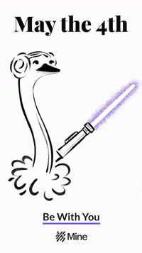 SayMine star wars may lightsaber leia GIF