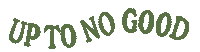 Up To No Good Sticker by Poppy Deyes
