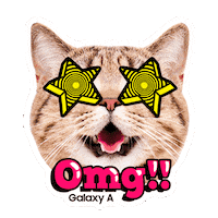 Cat Omg Sticker by Samsungmobilemx