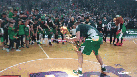 BCZalgirisKaunas giphyupload win team zalgiris GIF