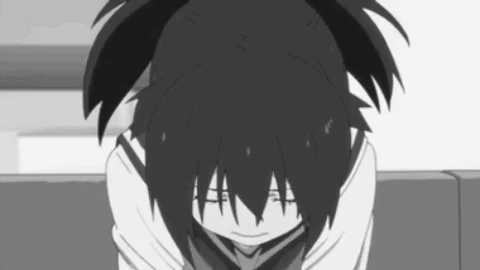 sad anime GIF