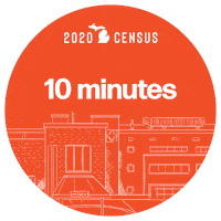 Census 2020 Countmein Sticker by Michigan Census