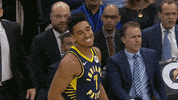 Blue And Gold Basketball GIF by Indiana Pacers