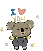Koala Love Sticker
