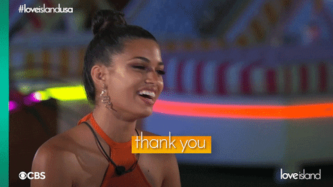 Thank You GIF by LoveIslandUSA