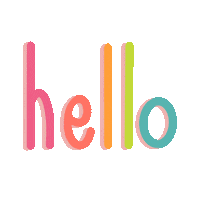 katieradford hello hi rainbow hey Sticker