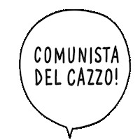 Italia Comunista Sticker by Luigi Segre