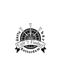 Cafetviaduct cafe bar rotterdam darts Sticker