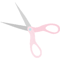 Cut Scissors Sticker