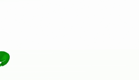 Green Man Running GIF