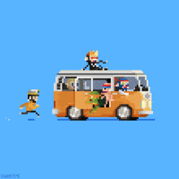Camping Camper Van GIF by BasedMinis