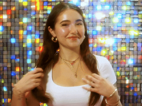 Hair Flip GIF by GIPHY IRL