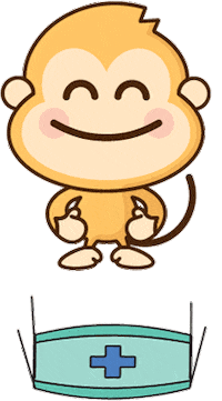 playnationsg mask monkey wearmask playnation Sticker