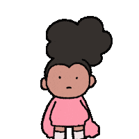 Pink Girl Sticker