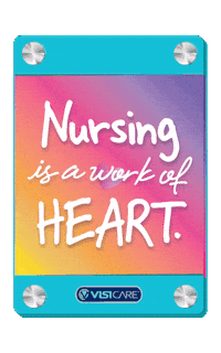 VisiCare proud respect caring nightshift Sticker