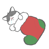 Sleepy Santa Claus Sticker by GORO