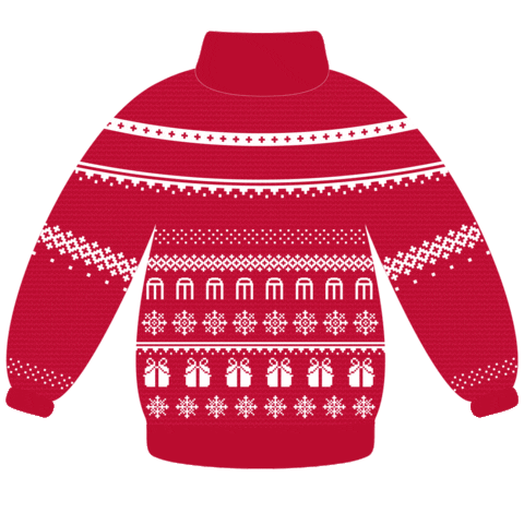 Georgia Bulldogs Happy Holidays Sticker by University of Georgia