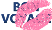 Bon Voyage Kiss Sticker by Delta Air Lines
