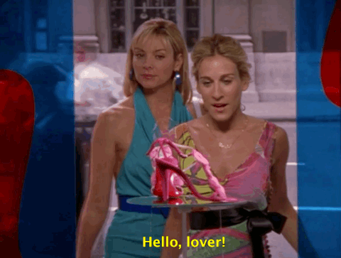 sex in the city shoes GIF