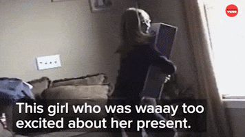 Excited Christmas Present GIF by BuzzFeed