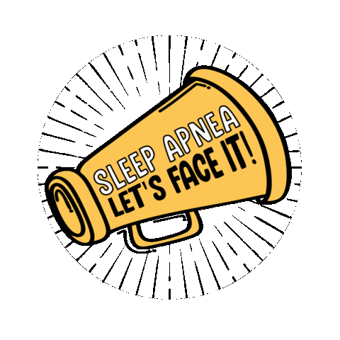 Megaphone Snoring Sticker by Project Sleep